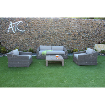 ALAND COLLECTION - Best selling PE Wicker synthetic rattan sofa sets for outdoor garden furniture